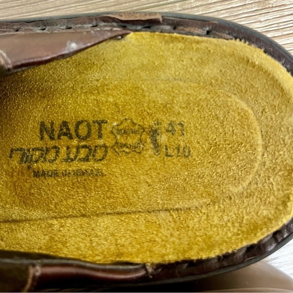 Naot Capetown Brown Suede Clogs - Women’s  Size 41 EU or US 10 - Picture 11 of 13
